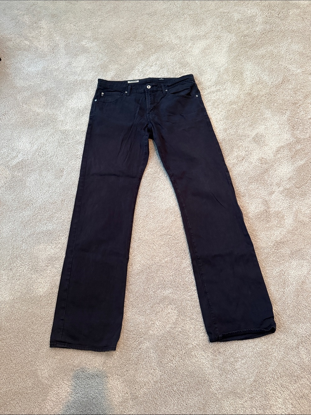 Ag Adriano Goldschmied Men's Black Bootcut Jeans